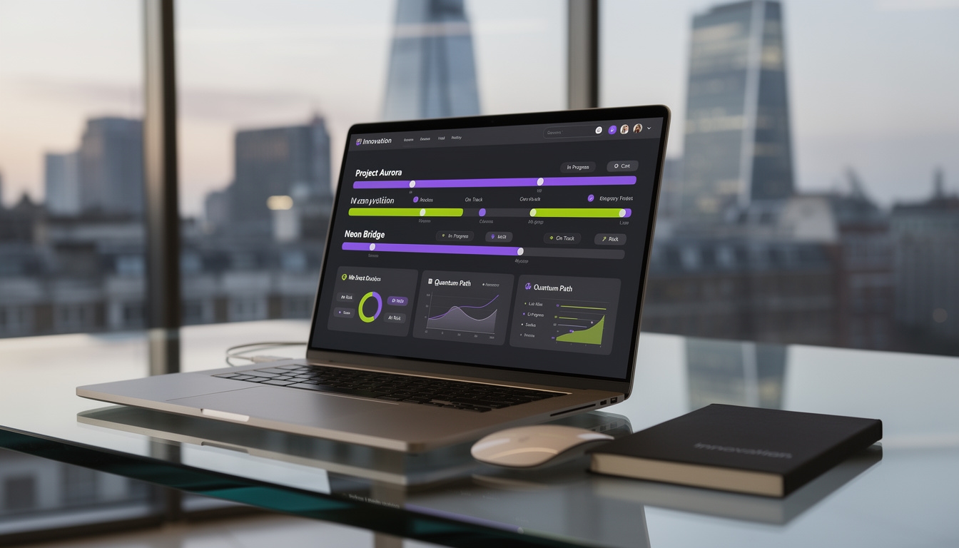 Wekilop innovation tracking dashboard showing project pipeline
